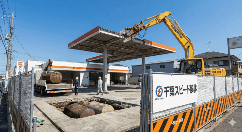 千葉県のガソリンスタンド解体工事ガイド｜費用相場と土壌汚染対策の必須知識
