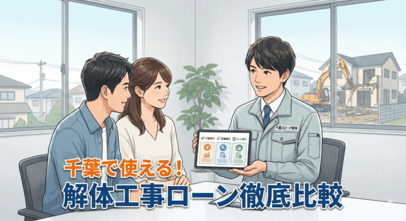 千葉で使える解体工事ローンを徹底比較！金利や審査、おすすめの銀行・金融機関