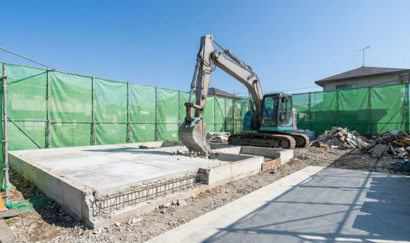 千葉の解体工事｜「基礎」の種類別（布基礎・ベタ基礎）の解体方法と費用