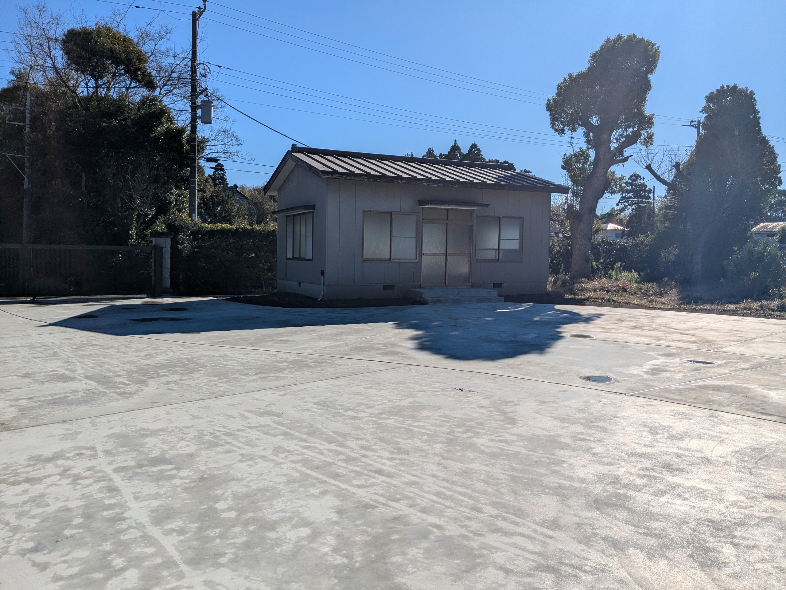 茂原市　300坪土地整地外構工事