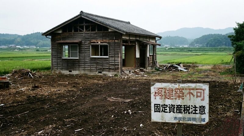千葉県の市街化調整区域で解体する前に！再建築不可と固定資産税の罠
