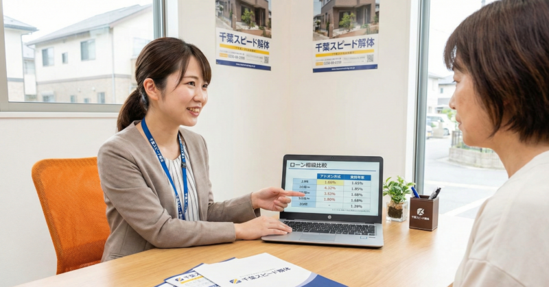 千葉で解体ローンを組む方必見！アドオン方式と実質年率の違いとは？損しないローンの選び方