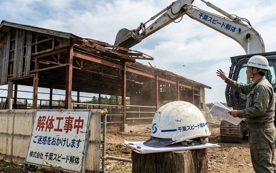 千葉県で牛舎・畜舎の解体をお考えの方へ｜費用相場とアスベスト調査の注意点