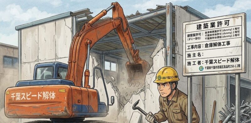 千葉県で倉庫・物置の解体費用相場｜種類別（軽量鉄骨・ALC）の料金