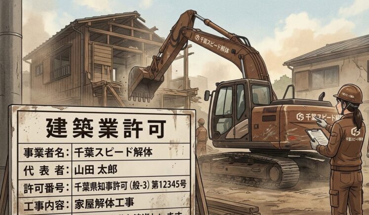 千葉の優良な解体屋（解体業者）を見分ける「資格」と「許可」とは？【建設業許可】