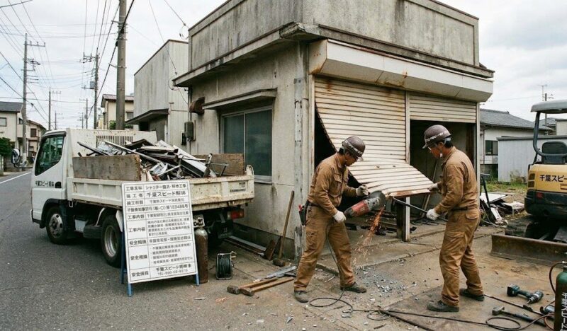 千葉でシャッター撤去・解体する費用は？手動・電動・店舗用シャッターの処分方法