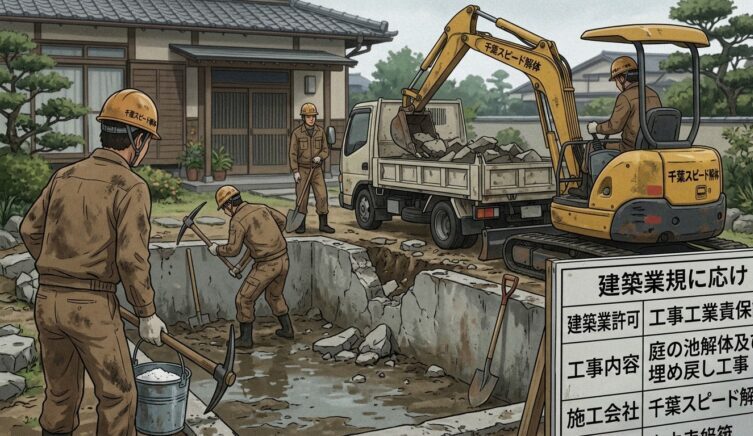 千葉で庭の池を埋める・解体する費用は？お祓いの必要性と工事の手順を解説