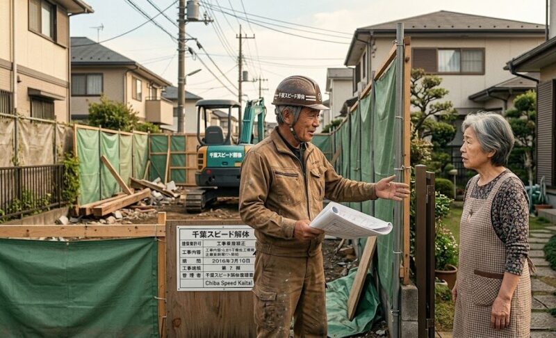 千葉の解体工事で隣地に敷地内立ち入りを拒否されたら？