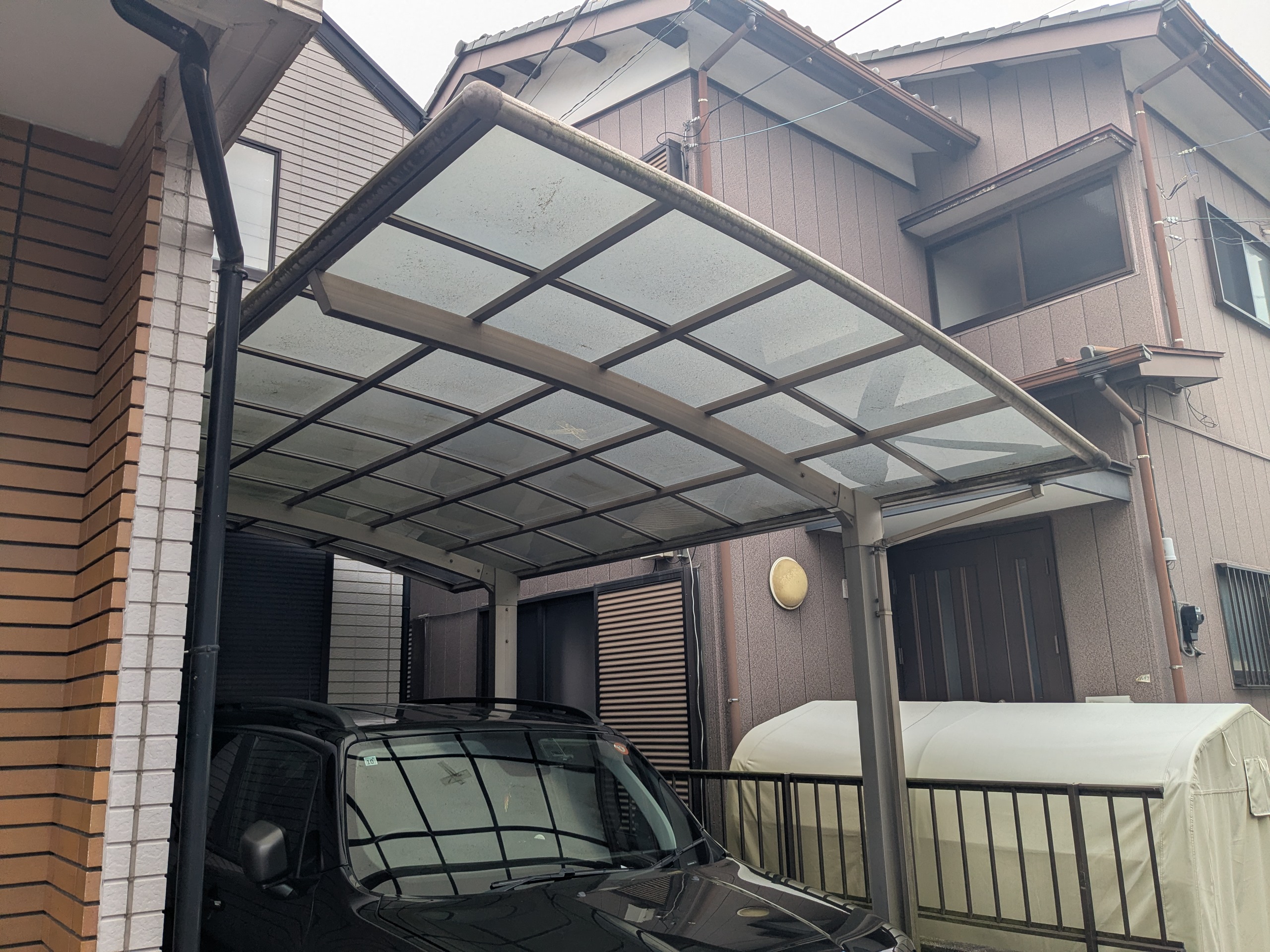 千葉市　カーポート撤去工事