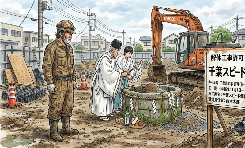 千葉で井戸を埋め戻す際のお祓いの手順と費用（玉串料）