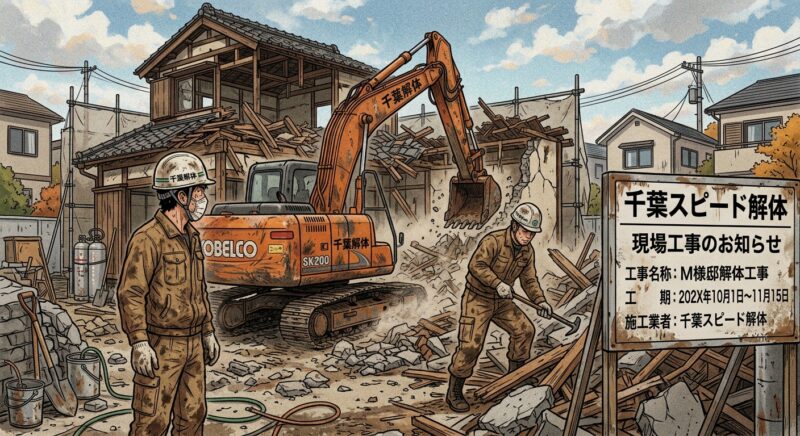 千葉で住人が夜逃げした賃貸物件・空き家の解体手続きと残置物処分
