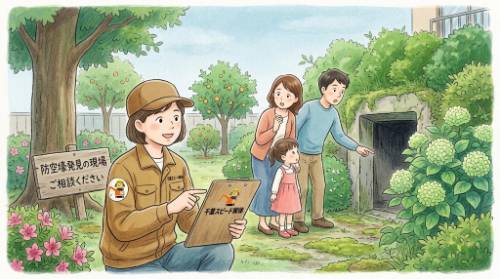 千葉の敷地内で防空壕が見つかった場合の解体・埋め戻し費用と行政の補助